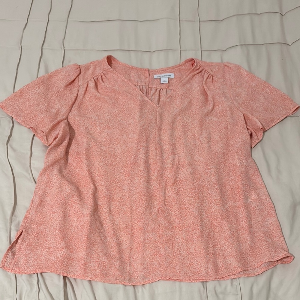 Women's Liz Claiborne Peach Top XL